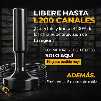 Disfruta de canales Full HD sin pagar mensualidades