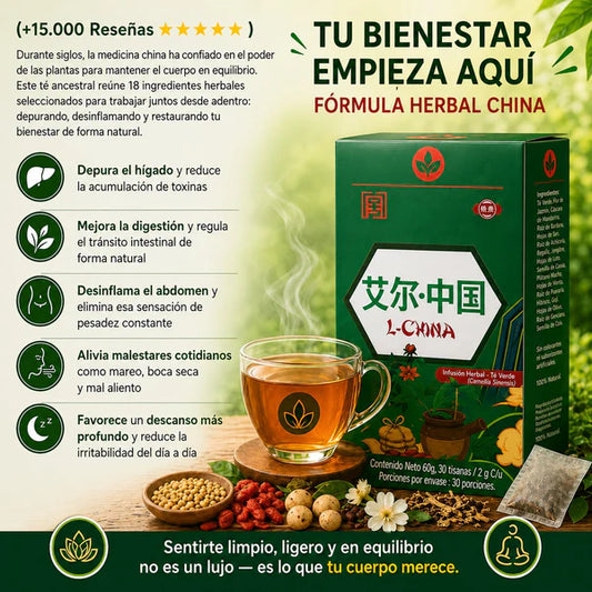 TÉ YIGAN CHINO X30 — Ayuda Natural para Desinflamar y Sentirte Mejor